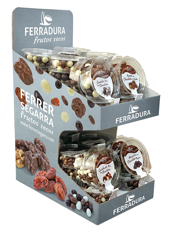 Two-level chocolate-covered