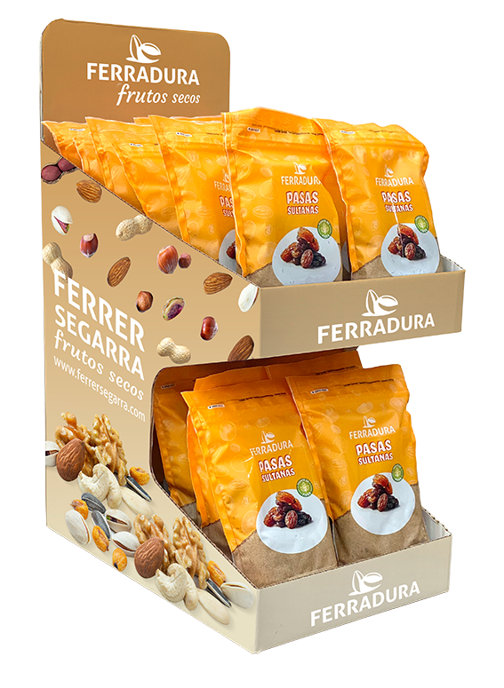 Two-level dehydrated food